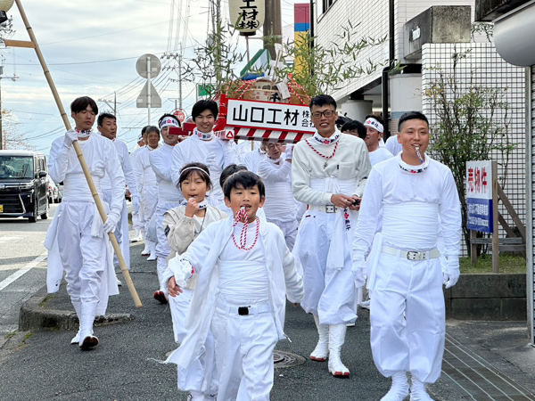 御神幸祭（裸坊祭）に初参加しました